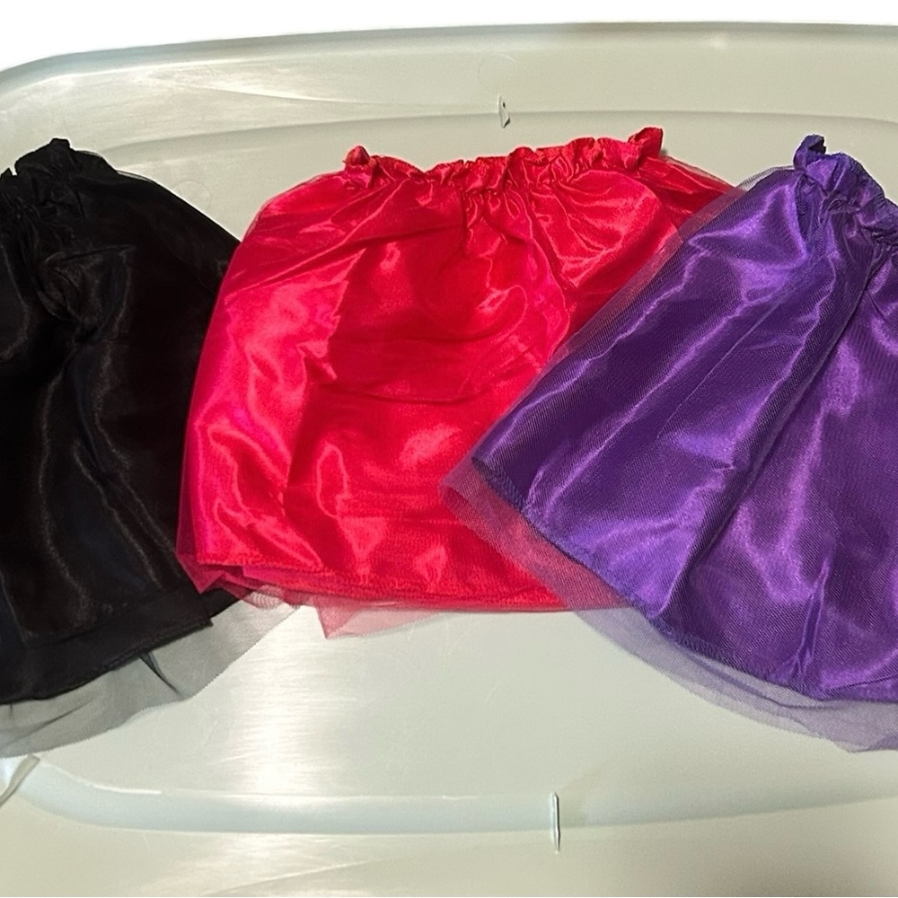 NWOT bundle of 3 toddler tulle skirts
